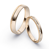 Rauschmayer Trauringe mit 20 Brillanten 0.1 ct. - 72-50031